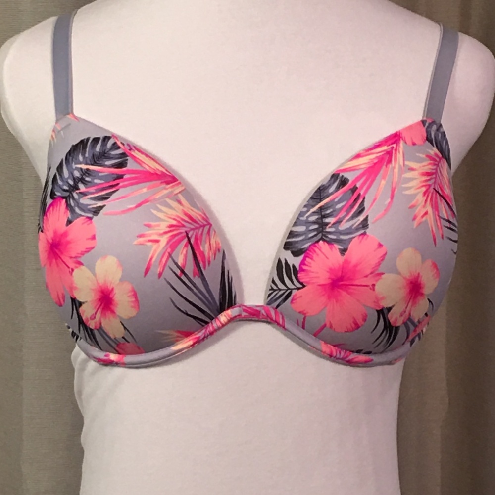 VS PINK Moonray Wear Everywhere Super Push Bra34DD